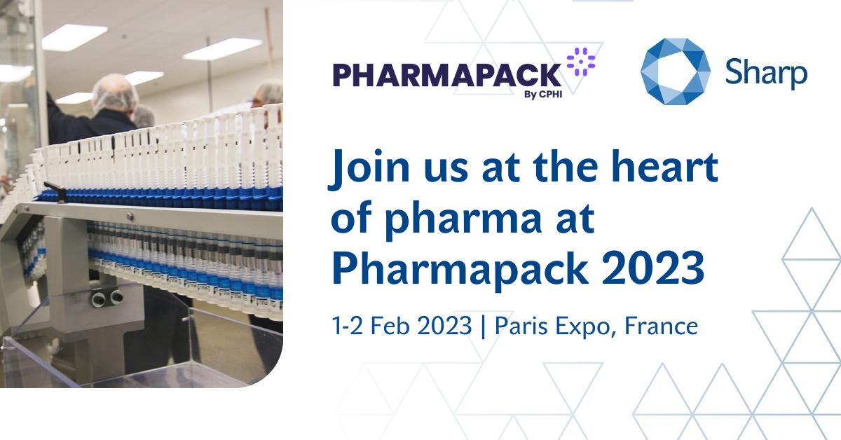 Sharp Services (@sharp_services) on Twitter photo Join <a href="/Sharp_Geert/">Geert Masschelein</a> and <a href="/NickKuppens/">Nick Kuppens</a> at #PharmapackEU in Paris next week!
Drop by stand #D77 to learn more about our broad capabilities and deep expertise in services across the lifecycle of your drug.
#pharmapackaging #biotech #pharmaceutical #attheheartofpharma #sharpservices Join <a href="/Sharp_Geert/">Geert Masschelein</a> and <a href="/NickKuppens/">Nick Kuppens</a> at #PharmapackEU in Paris next week!
Drop by stand #D77 to learn more about our broad capabilities and deep expertise in services across the lifecycle of your drug.
#pharmapackaging #biotech #pharmaceutical #attheheartofpharma #sharpservices