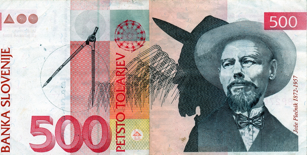 Poslovna ideja: nekdo (ki ima mal preveč časa v lajfu) naredi pretvornik iz evrov v tolarje, ampak tako, da ti rezultat pokaže s tolarskimi bankovci. 
Npr. macchiato v TOZDu je 2 € – to je skor en Plečnik v tolarjih 😊