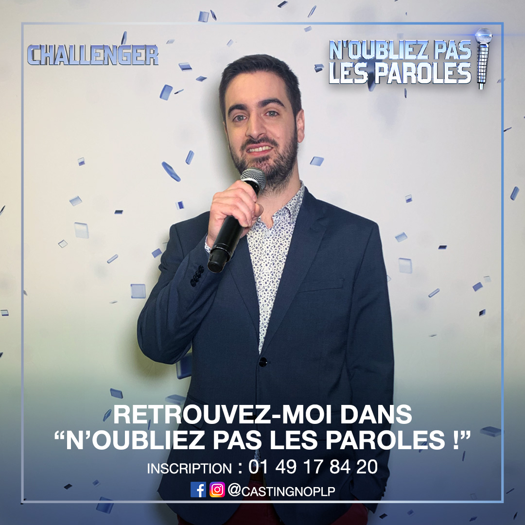 Des années que je vous en parle, 10 mois que j'ai annoncé que j'étais sélectionné mais CA Y EST !

J'ai enfin tourné et l'émission sera diffusée DEMAIN SOIR (vendredi 27 janvier) à 18h40 sur France 2❤️