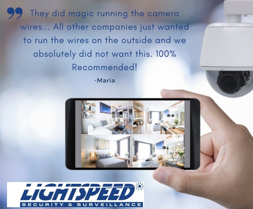 LIGHTSPEEDSECUR's tweet image. 🗣️ See what our customers are saying about us on Google.  Our experienced, professional team will help you choose the customized solution that will work for your needs.  #HomeSurveillance #SecuritySystemInstall #HomeSecurity Lightspeed-Security.com