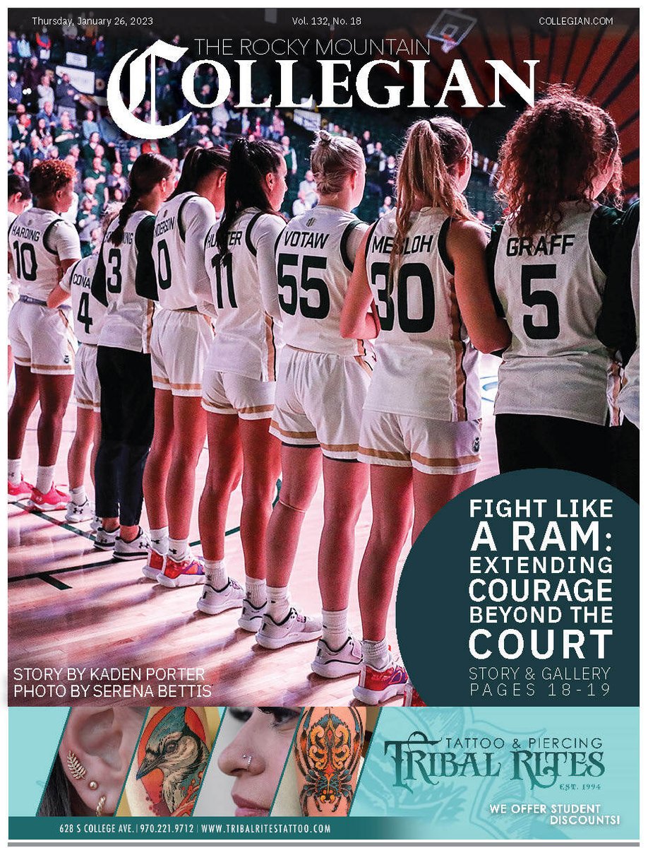 CSUCollegian's tweet photo. IN THIS WEEK'S PRINT: read about a chilling polar ice plunge, the oldest club at CSU, Freda Whaley's retirement, and so much more! Get a copy today! https://t.co/MmyRWlmqH4