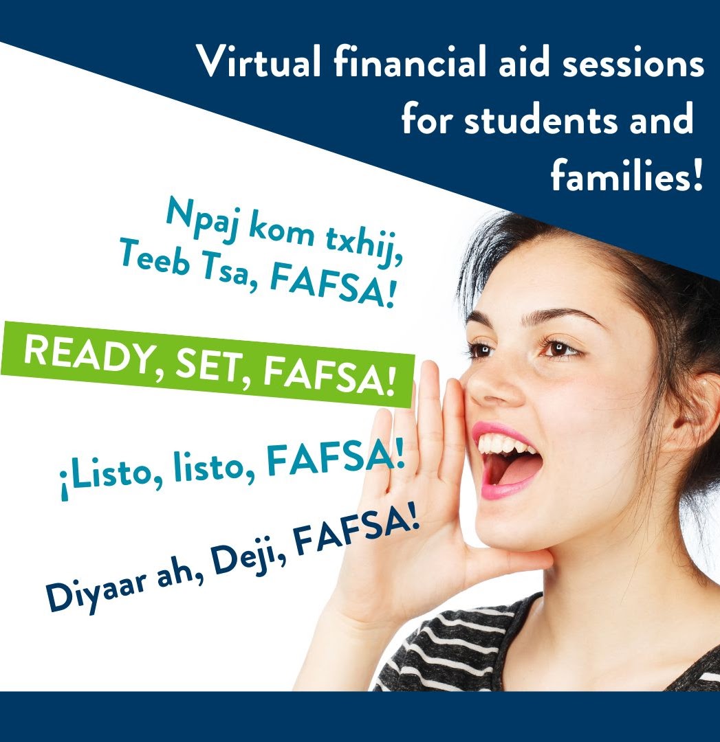 **$500 scholarship! Attend 1 webinar &amp; be put in a drawing to win a $500 scholarship! MN education agencies &amp; other statewide partners are holding 4 webinars on the financial aid process from beginning to end! Find more info &amp; to register in the link!
sites.google.com/view/minnesota…