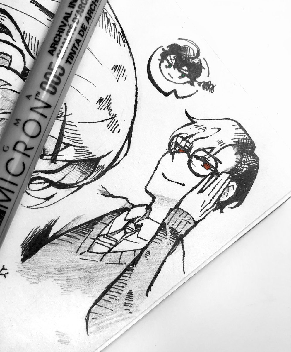 Where did he get that glasses? #tomriddle #tomarry #inkart