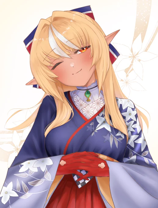 思い出深い衣装が戻ってきた嬉しさで描きました#しらぬえ 