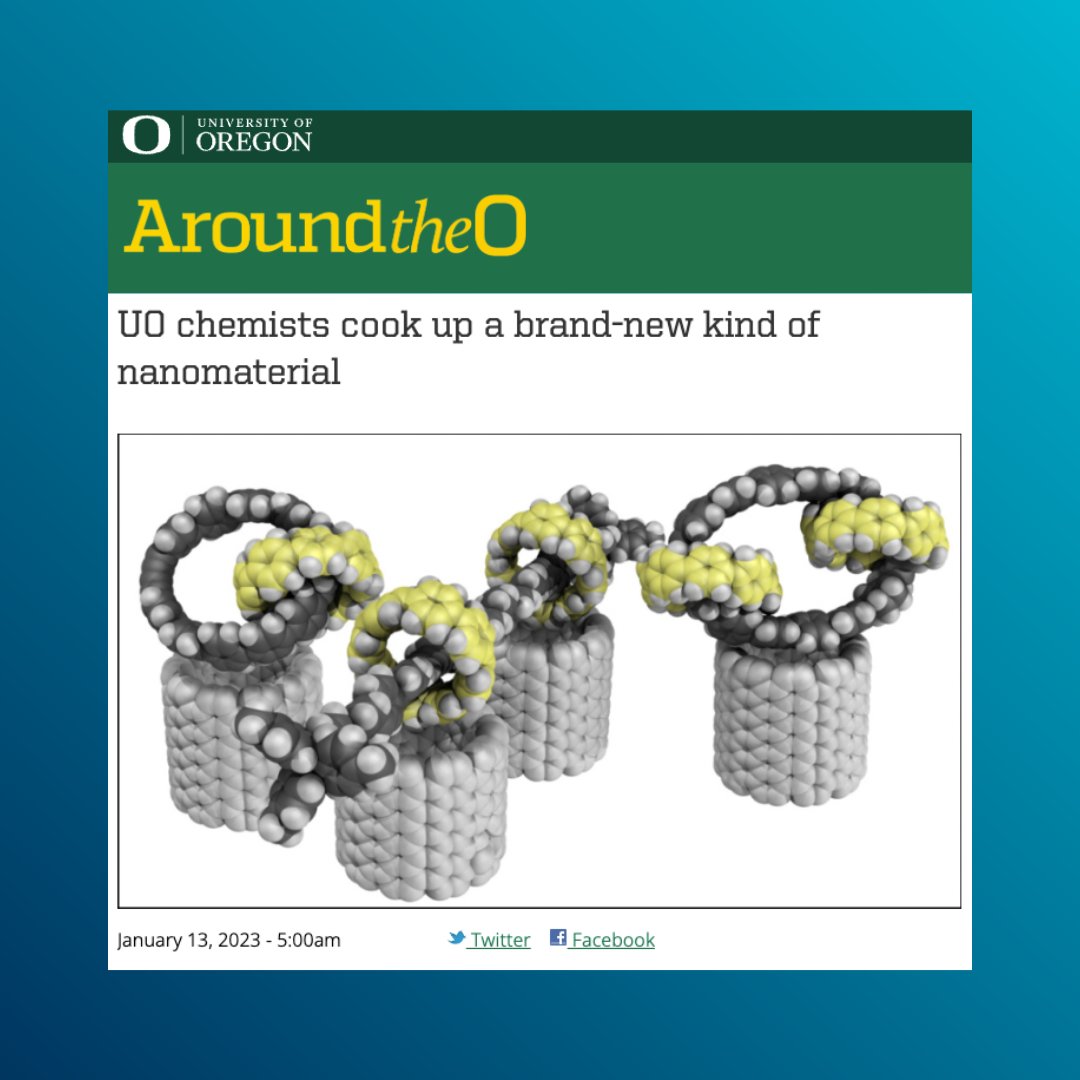 GreaterPDX's tweet photo. 🔬 Chemists at @uoregon have devised a new way to create carbon-based "nanomaterials" with interlocking rings. 

The breakthrough could be potentially useful in developing specialized sensors and new kinds of electronics. 

https://t.co/7JyzlKES8e https://t.co/OeHCxIUfqx