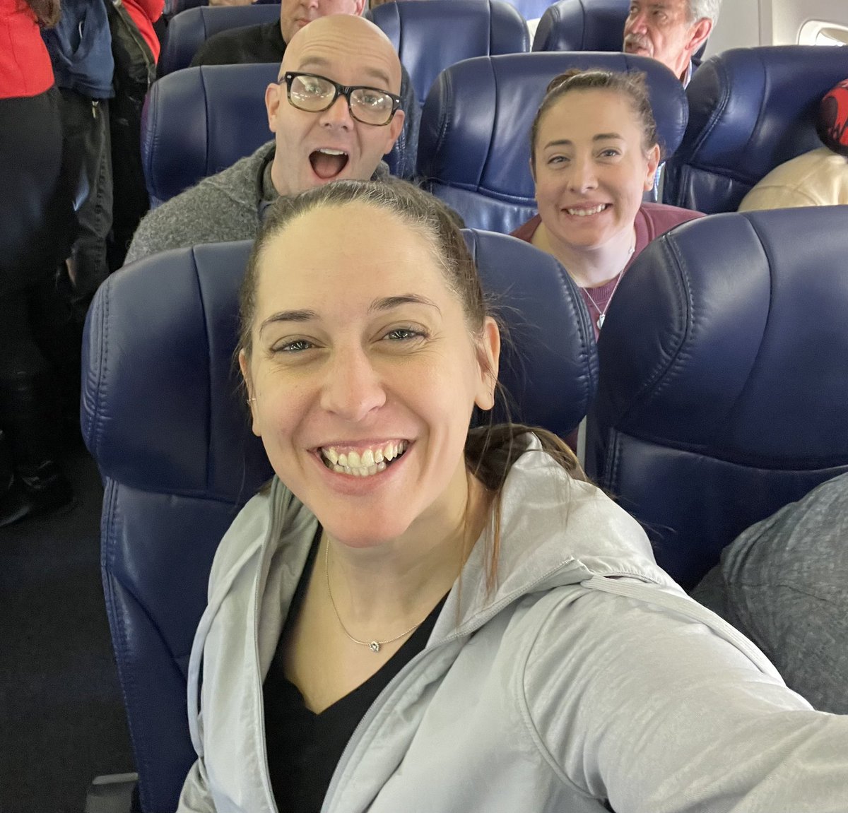 LedbetterTech's tweet image. Had some great conversations about EdTech and dogs with @jmattmiller on our flight back to Indy! #FETC23 with @AbbyPagryzinski was amazing, but I’m ready to snuggle my puppies!