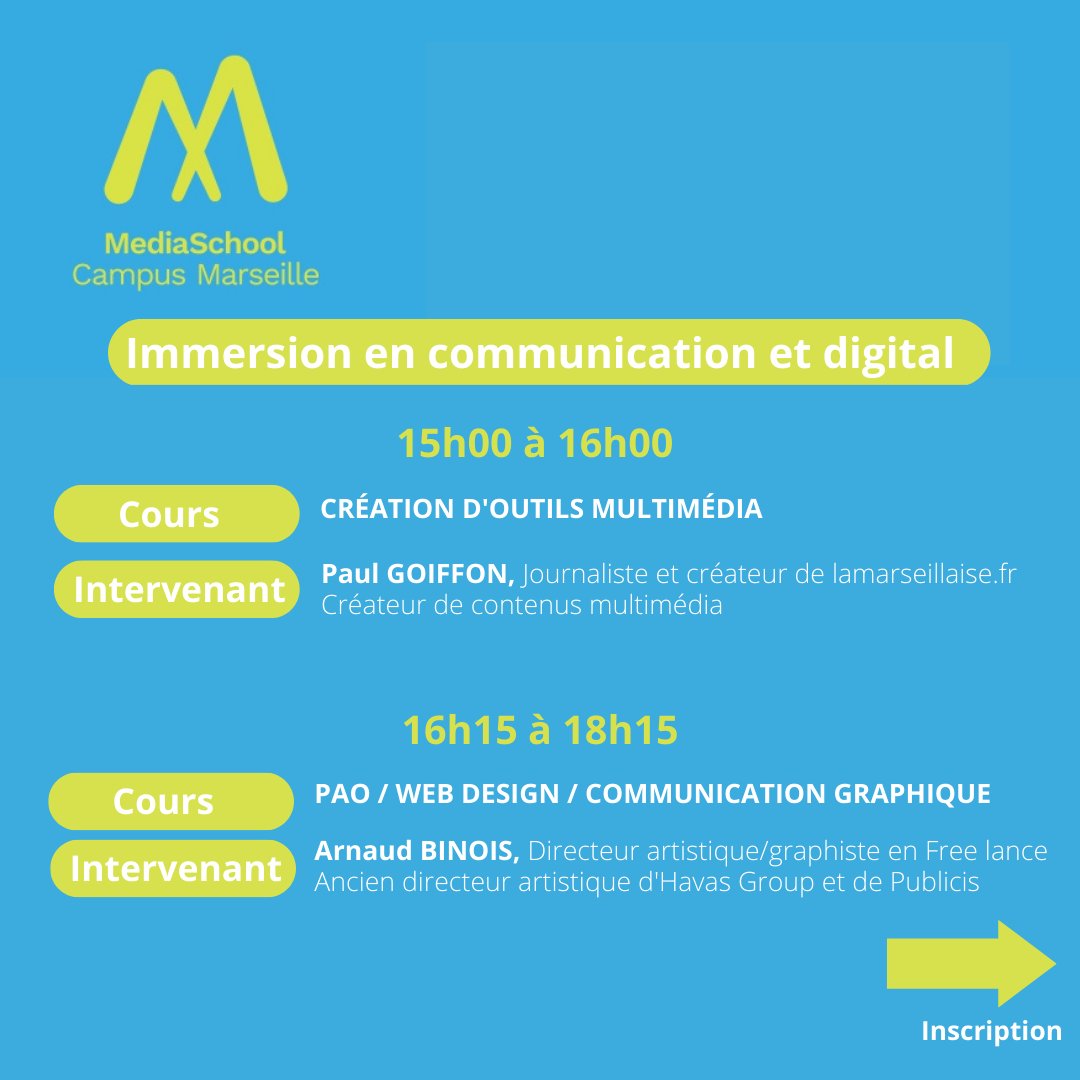 MediaSchool Marseille tweet media