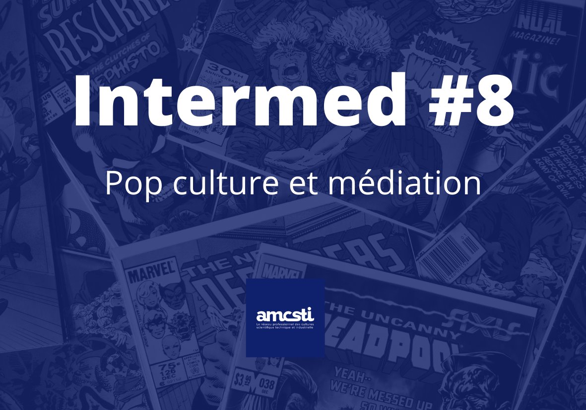 #GroupesDeTravailAmcsti

🎲 Intermed, la série d’ateliers de l’Amcsti dédiée aux médiatrices et médiateurs culturels et scientifiques revient avec une 8e rencontre "Pop culture et médiation"

📅 Mardi 28 février, 14h00 à 16h00, en ligne 

👉 Inscriptions : amcsti.fr/fr/annonces/in…
