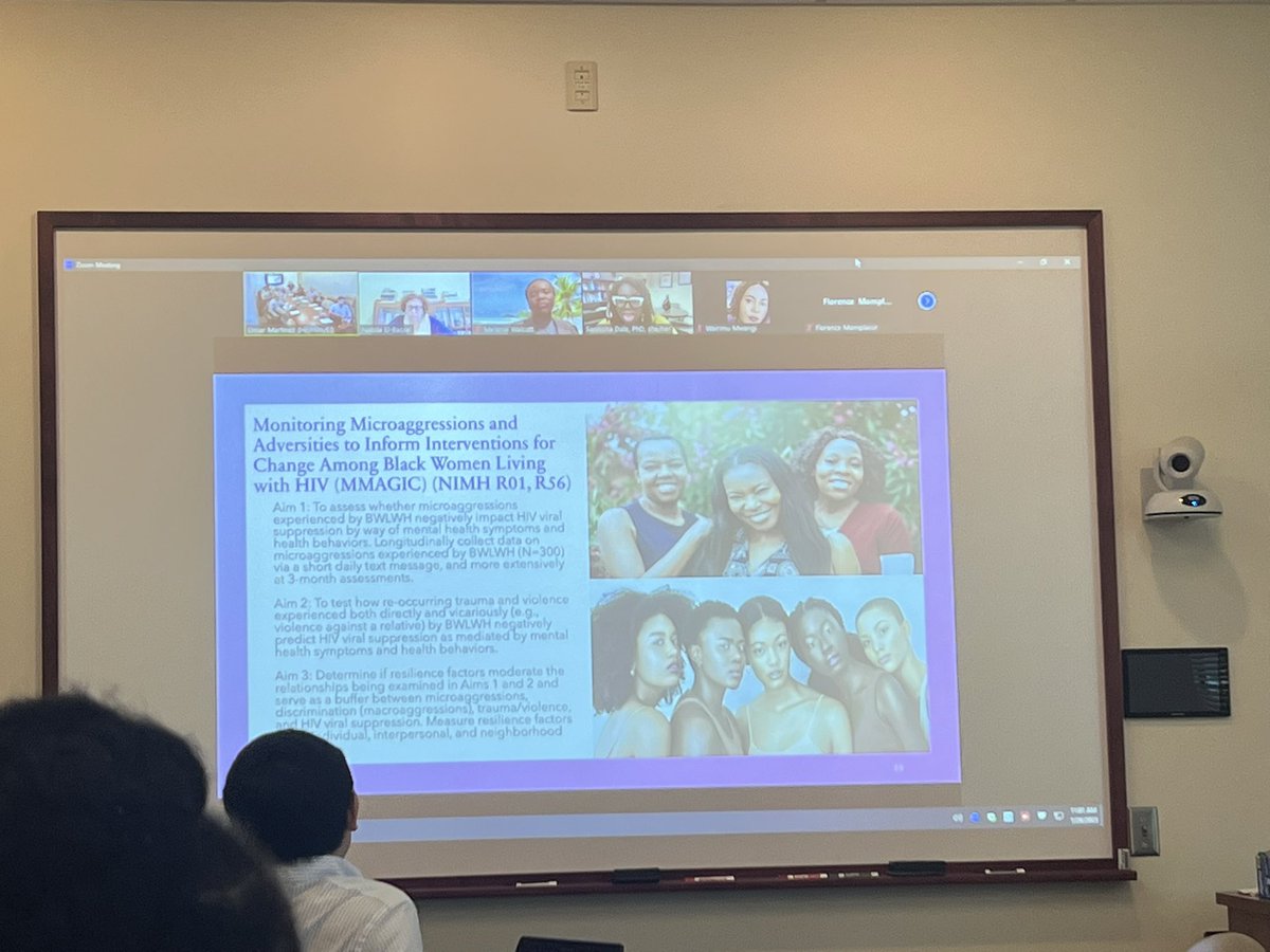 latinoactivist's tweet photo. Thank you @sannishadale for the excellent presentation @ColumbiaSIG #HISTP on levering lived and academic expertise in developing integrated interventions for #BlackWomenLivingwithHIV ๐๐พ https://t.co/1cgFICB8J8