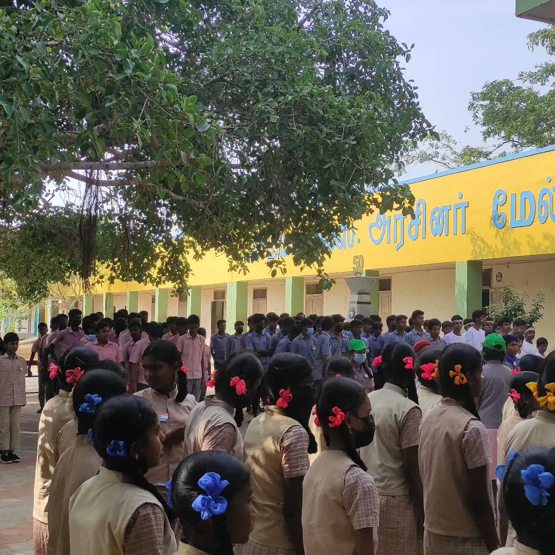 ghssokm's tweet photo. 74th Republic Day #ghssokm #RepublicDay2023 @Anbil_Mahesh @mkstalin @CMOTamilnadu #Coimbatore https://t.co/SyjaugUtKh