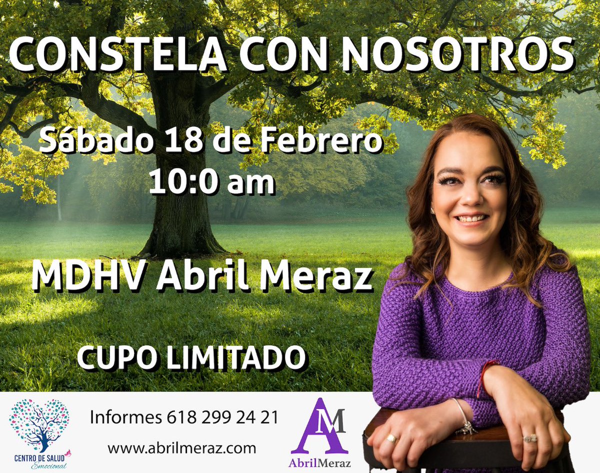 abrilmeraz17's tweet photo. Siempre! Siempre! Siempre! Ve por lo que te dicte tu corazón, aun que aveces parezca imposible, tu mente crea que no puedes… TU avanza, disfruta y agradece!
Atrévete a crear tus sueños!
Habemus #Consteladora 🥰🧙🏻♀️🥰 #gracias #ConstelacionesMexico #resiliencia #fe https://t.co/ozR4nu2a4m
