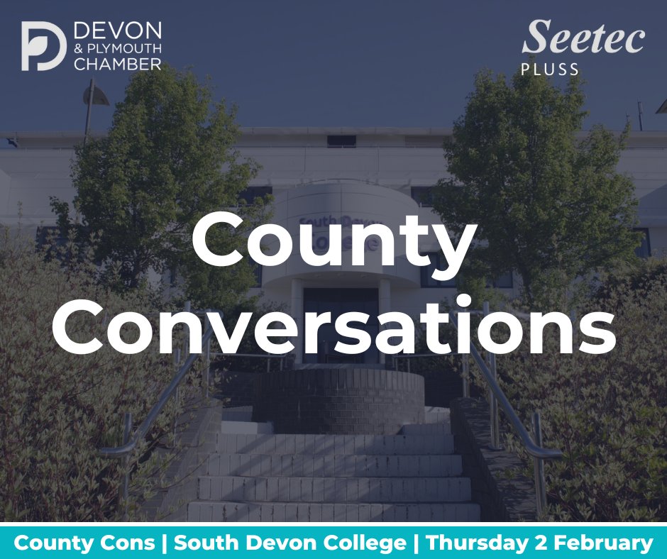 Chamber_Devon's tweet photo. Our mission is to build a bigger and better Chamber for all our members - and a huge part of that is our thriving events programme π
Thatβs why, as part of our 'Bring a Friend' campaign, we're asking members to bring a non-member to our next #CountyCons event on 2 February π€ https://t.co/7PHkbb9q9e