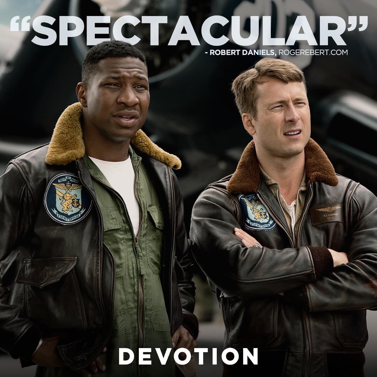 Wheels up. Buy or Rent #DevotionMovie, starring Jonathan Majors and Glen Powell: paramnt.us/DevotionMovie