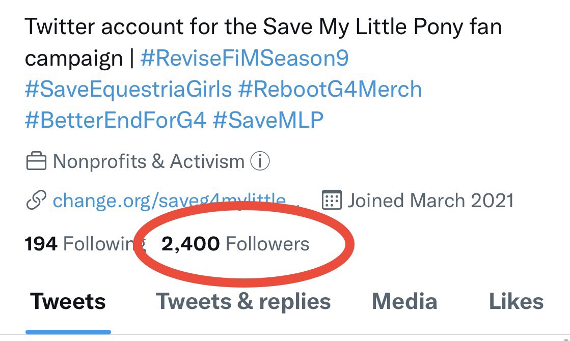 Thank you, 2,400 followers!
#MyLittlePony #ReviseFiMSeason9 #SaveEquestriaGirls #RebootG4Merch #SaveMLP