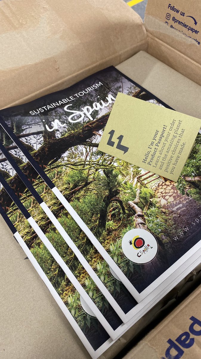 thefactory_ie's tweet photo. It was a pleasure to print this booklet for @SpaininIreland that promotes sustainable tourism in the region.
Printed on 100% recycled paper that has been carbon balanced with plant-based inks using our self generated green energy 💫
#sustainableprint #sustainabletourism https://t.co/6Li5BqSwPz