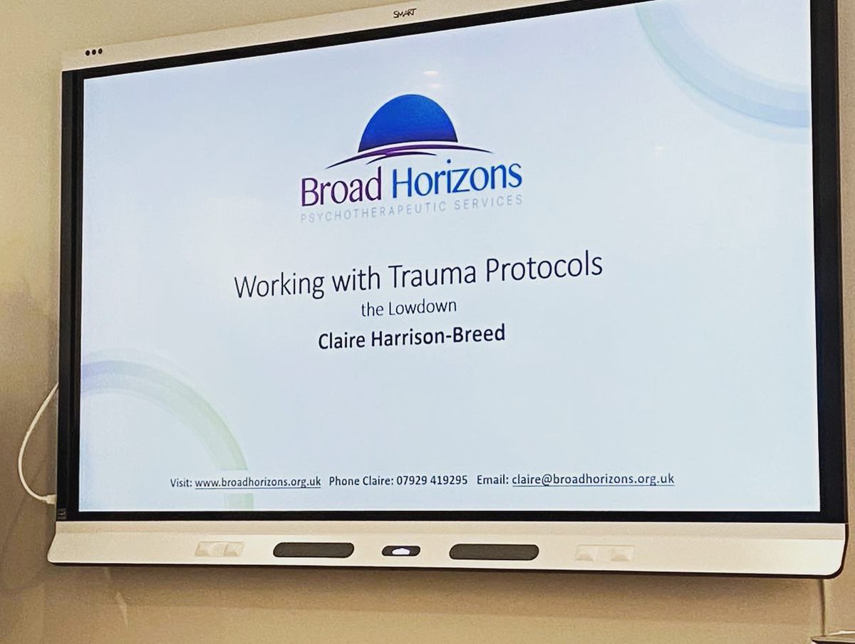 ‘Learning is the evolution of the mind’ Our team have had a very informative day on their ‘Working with Trauma Protocols’ training day hosted by @horizons_broad #trainingday #learning #training