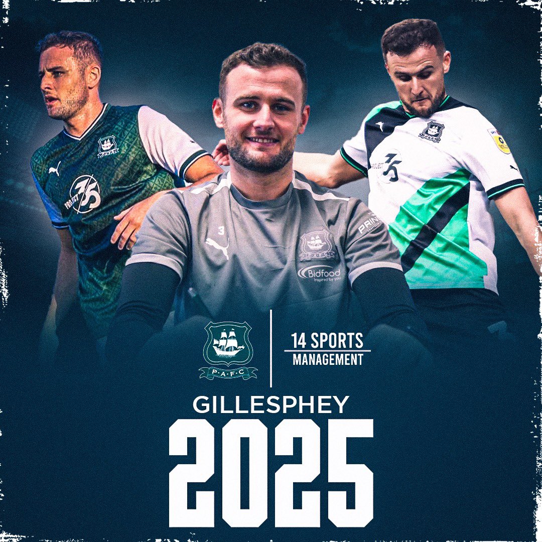 <a href="/gillesphey/">Macaulay Gillesphey</a> 2025! ✍️ <a href="/Argyle/">Plymouth Argyle FC</a> 

 Congratulations, Macca #pafc