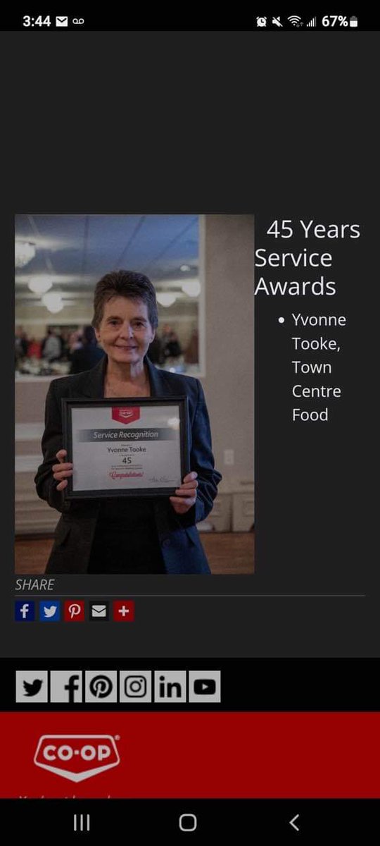 Congratulations to my most wonderful Grandmother as she works her final shift today.