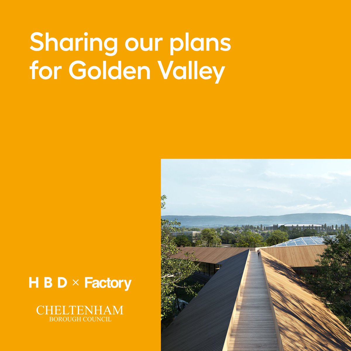 📣 Unveiling our plans for the <a href="/GoldenValley_UK/">Golden Valley</a> 📣

We have unveiled a new public exhibition in Cheltenham today showing our plans for the The Golden Valley Development for the first time.

The proposals show our vision for a new garden community, featuring a mix of residential,