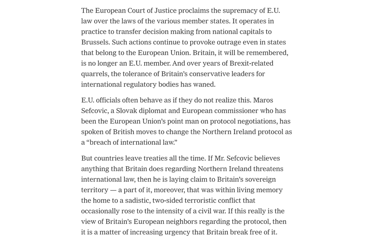 Are you paying attention @RishiSunak & @LeoVaradkar  

So, will #Ready4Rishi let the #UK down and renege on the single biggest commitment in the 2019 @Conservatives General Election Manifesto, upon which he was elected ...

#GetBrexitDone !

nytimes.com/2023/01/26/opi…