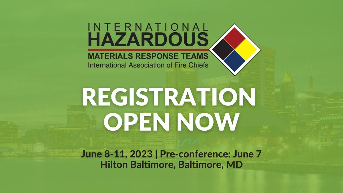 IAFC's tweet image. Registration for #HAZMAT2023 is now open! Get ready to learn with access to the latest classroom, hands-on, and field trip-based training. Find out more &amp;amp; register now to lock in early bird rates: buff.ly/3H6bU6c 

#IAFC #HazmatEducation #HazmatTraining