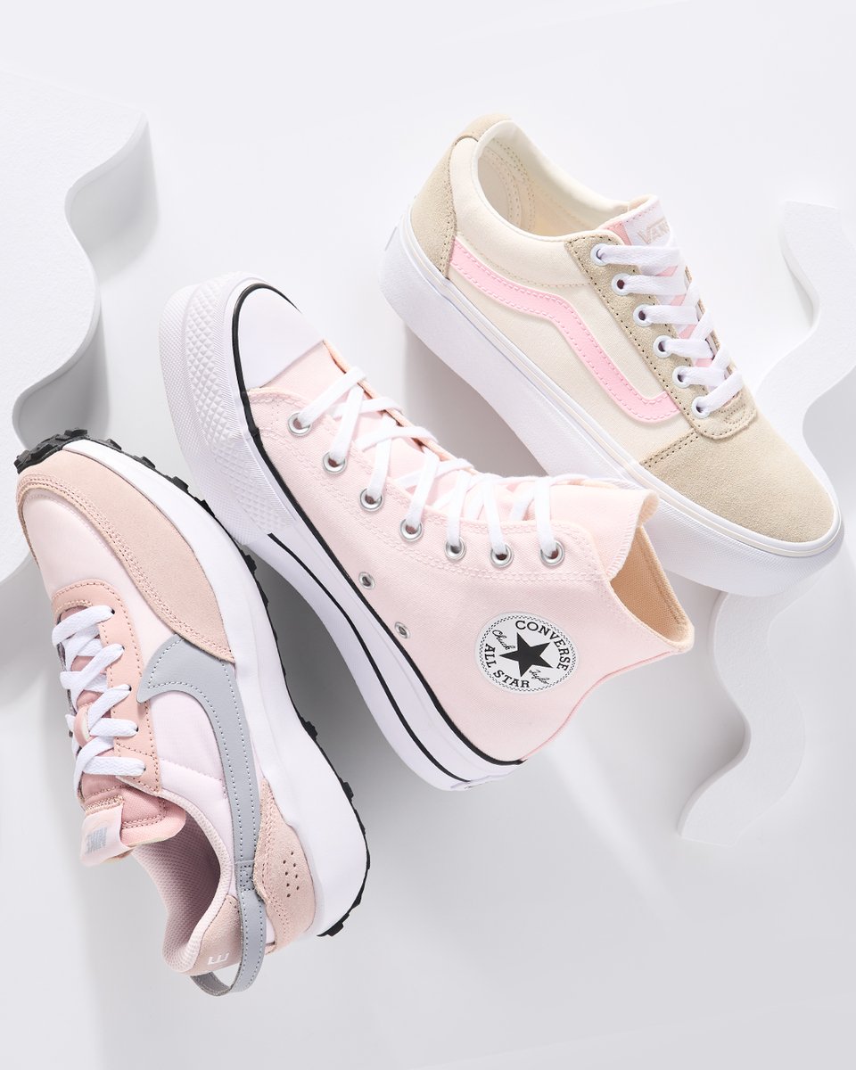 Blush over these cute sneaks with subtle pops of pink. cur.lt/rgbzvlqbo