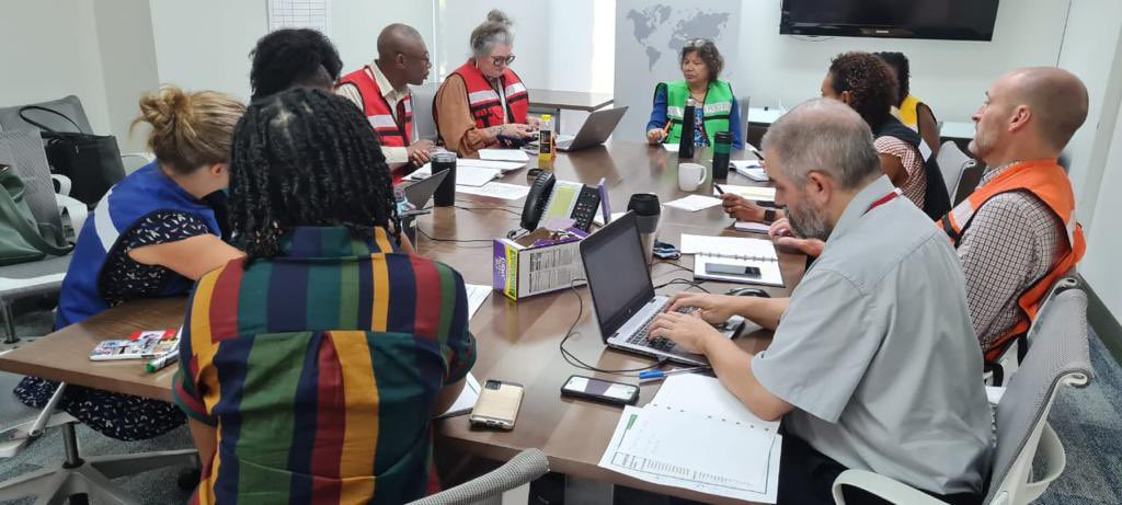 CanHCBarbados's tweet image. High Commissioner @LilianCGAC & the team @CanHCBarbados are completing a #FunctionalExercise today to be better prepared to respond to emergencies in collaboration with the @GAC_Corporate Regional Emergency Management Office based in #Panama
#CanadaCaribbean
