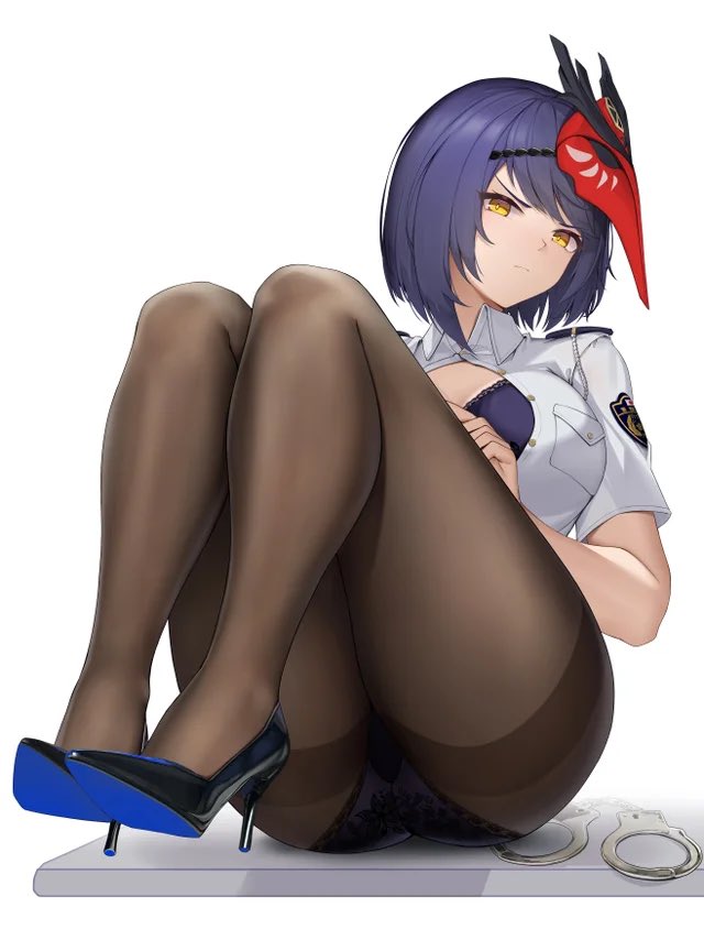 KujouGeneral's tweet photo. “Just what are you looking at?” Officer Kujou called you out as she saw you staring from your cell.

Giving you a harsh look, the woman wasn’t having any attitude from her newest inmate… 

#openrp #lewdrp #nsfwrp #mvrp #genshinrp #girp #literatep #fantasyrp https://t.co/to288jWCRH