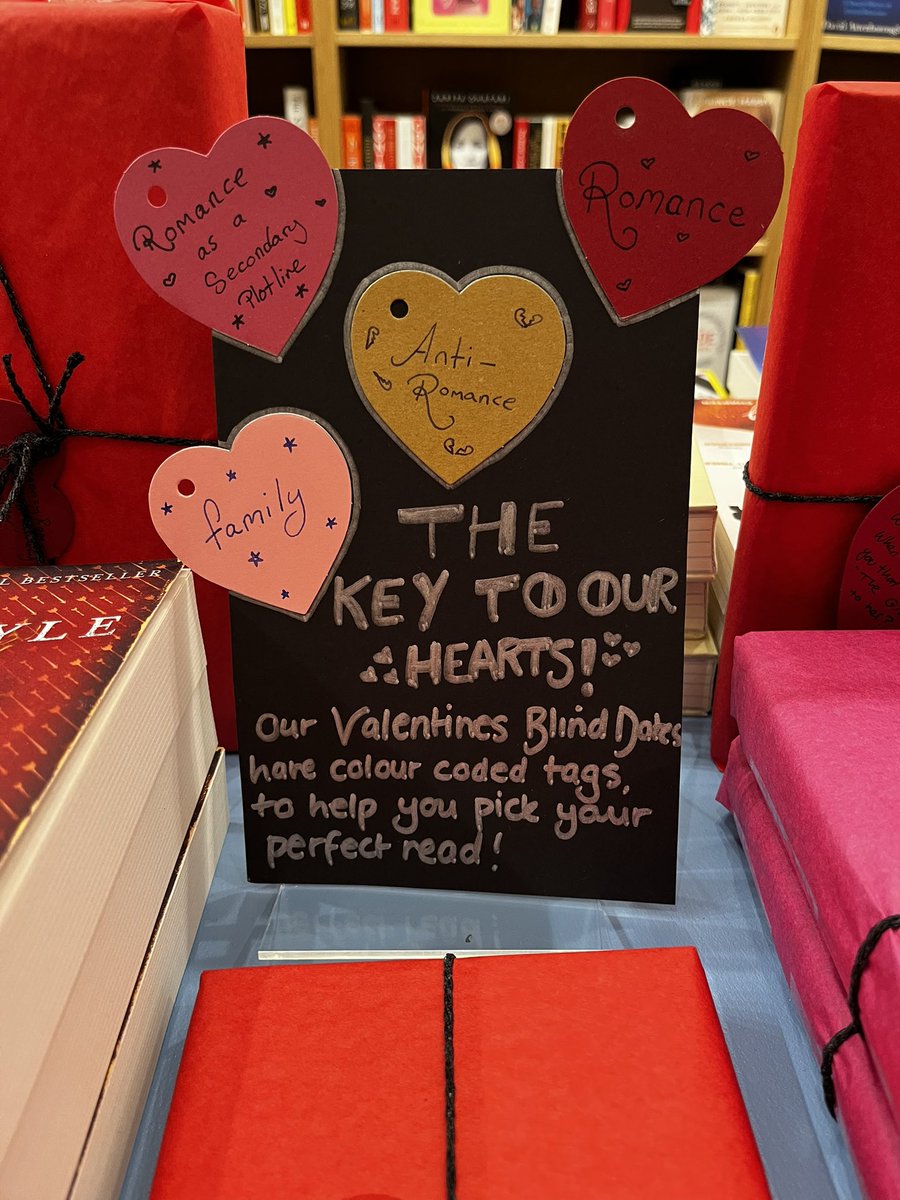ImaginedThings's tweet photo. Wether it’s for Valentine’s Day or Galentine’s Day a Blind Date With A Book makes for an excellent gift! (Or, if you’re like us, just pick up one for yourself! 😉) 💝 https://t.co/zSljW4hNUe