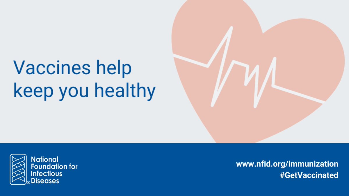 NFIDVaccines's tweet image. #ThinkAboutItThursday: #Vaccines help keep you healthy, and @CDCgov recommends vaccination throughout your life to help protect against preventable diseases such as #shingles, pneumococcal disease, #flu, #HPV, and #HepatitisB. 

Learn more at: ow.ly/UH7K50MuiOK