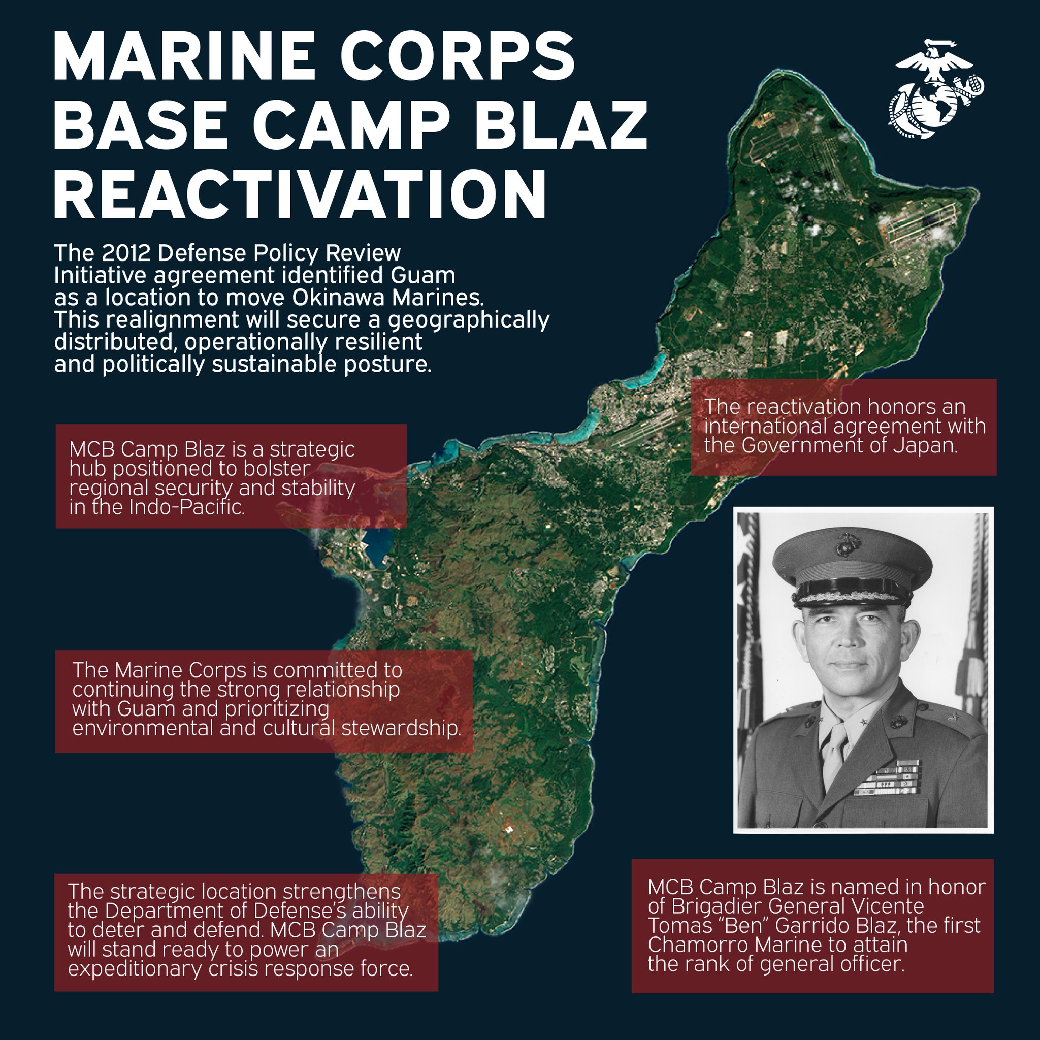 U s marines on twitter today on the island of guam the marine corps