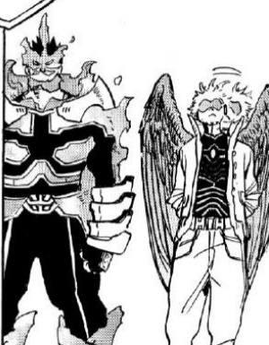 at first horikoshi was like: let's make the enho size difference reasonable

then he was like: mmmghgmmmn lil bird and big fire man mhmmmghn 