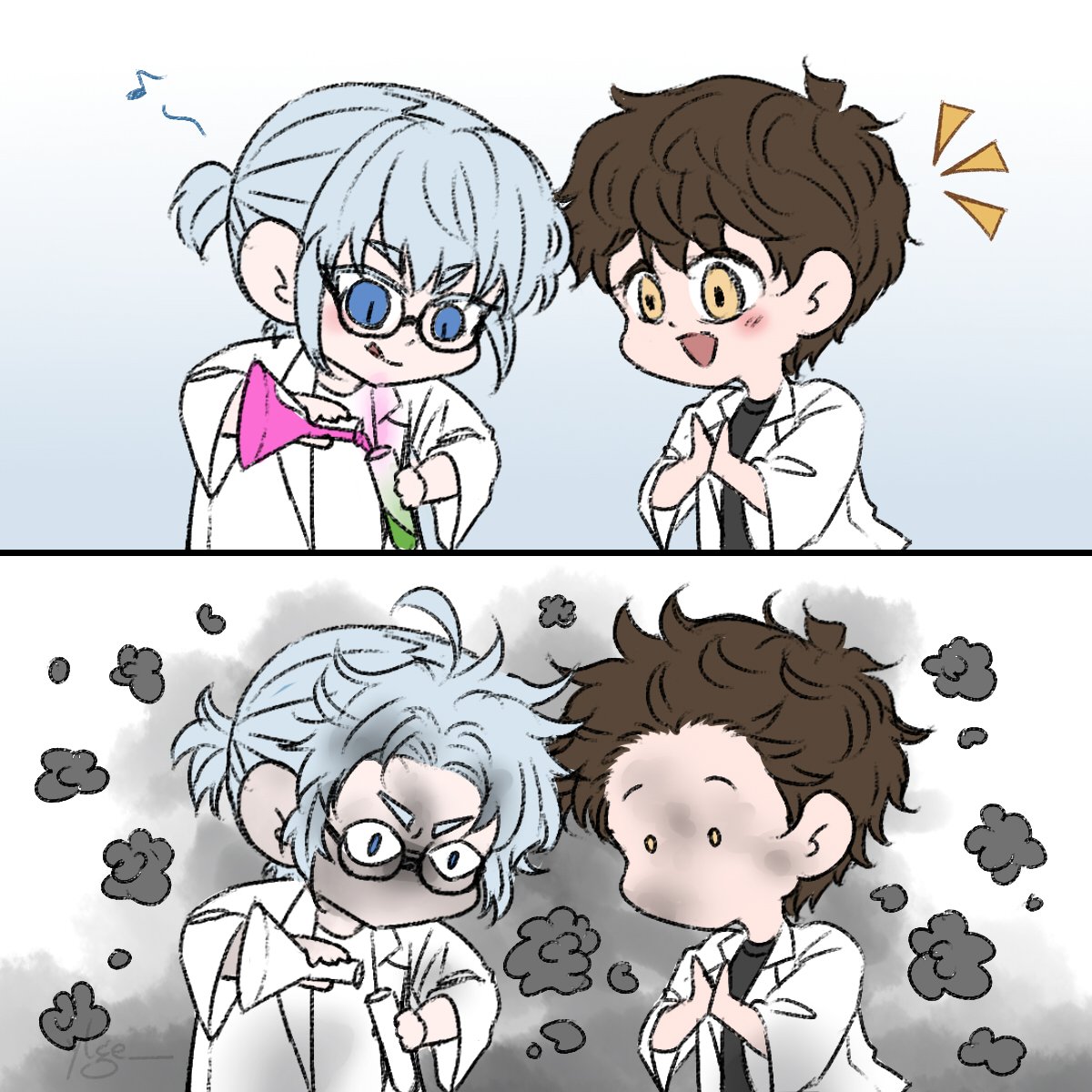 Mad scientist and his assistant 👨‍🔬
#khunbam 