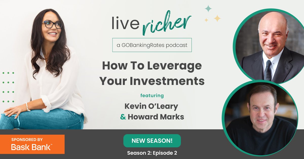 GOBankingRates's tweet image. In the latest #LiveRicher episode, @kevinolearytv of "Shark Tank" and StartEngine co-founder @howardmarks join host Jaime Catmull to offer advice on how to diversify your investments and start enjoying better returns. bit.ly/3H81O4x
#investing