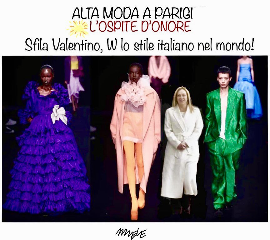 #parigi #altamodaaparigi #altamoda #ValentinoHauteCouture #italianfashion #fashionitaly #Italyfashion #italianstyle #FacciamoRete #facciamorete #fashionfratelliditalia