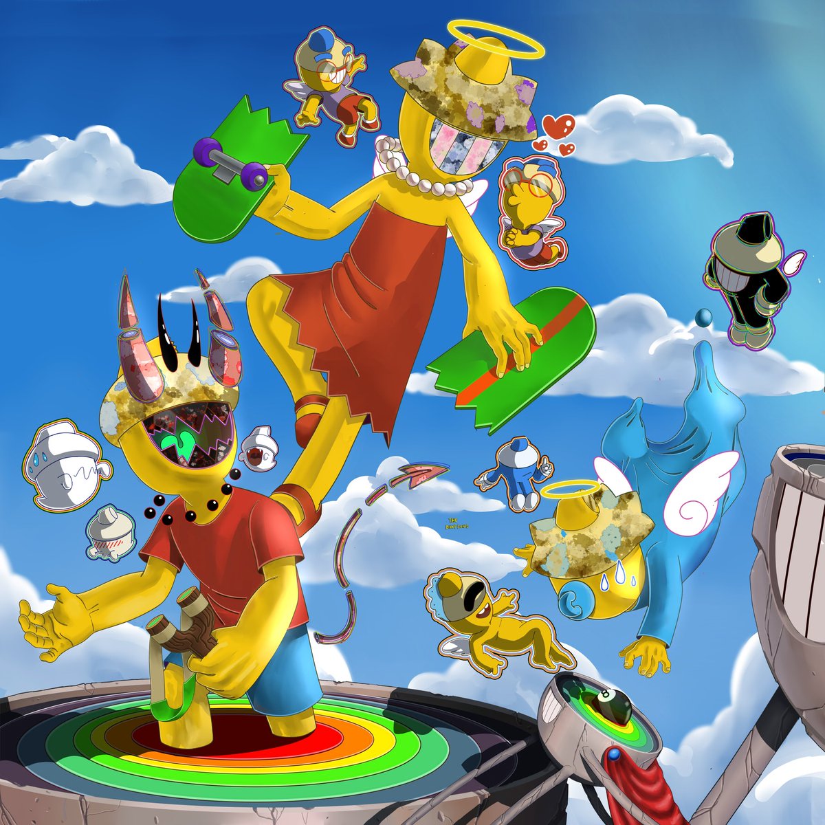 ❤️☕️GM GM☕️❤️

MY FIRST LIMITED EDITION DROP IS OUT 😁😁
.13 ETH
0/25
Link below ⬇️ ⬇️ 

Dimpsons (Un)Holy Trinity (2023)