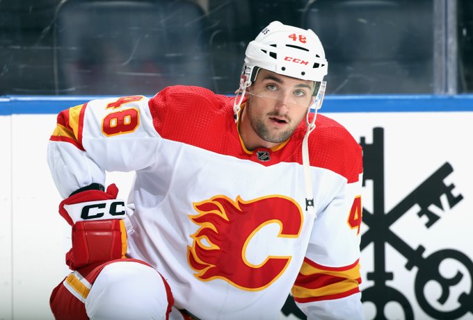 Dennis Gilbert during warm-ups in a previous game this season