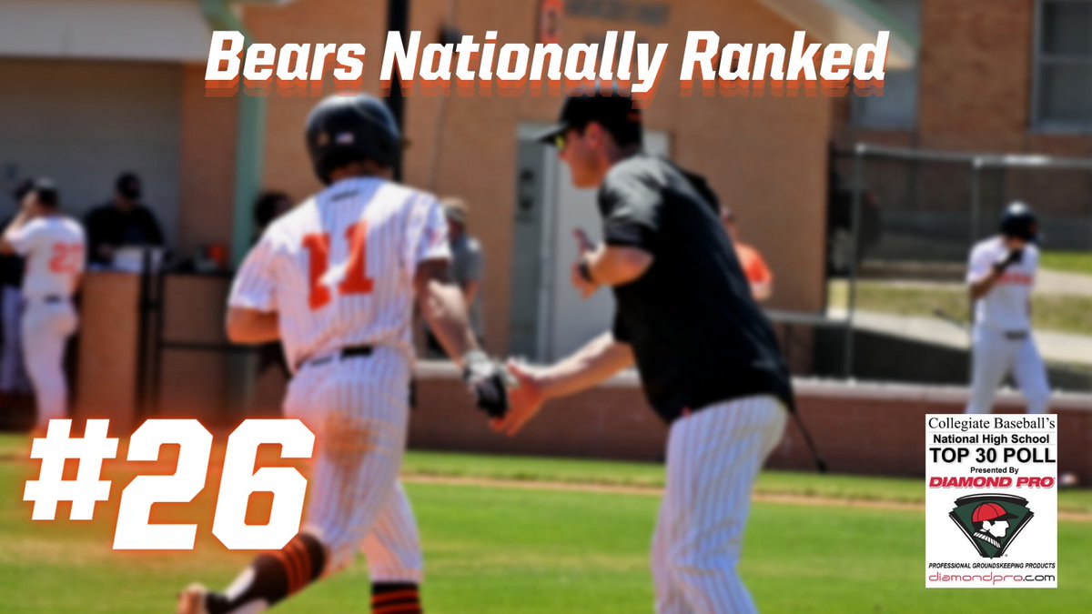 NATIONALLY RANKED: Your <a href="/CurDogBaseball/">Cur Dog Baseball</a> team was ranked the No. 26 team in America by #CollegiateBaseball. The Bears are the Division I defending State Champions, and will start the season with the Cur Dog Cup on Feb. 3 and 4 and open the regular season with St. Paul's on Feb. 20