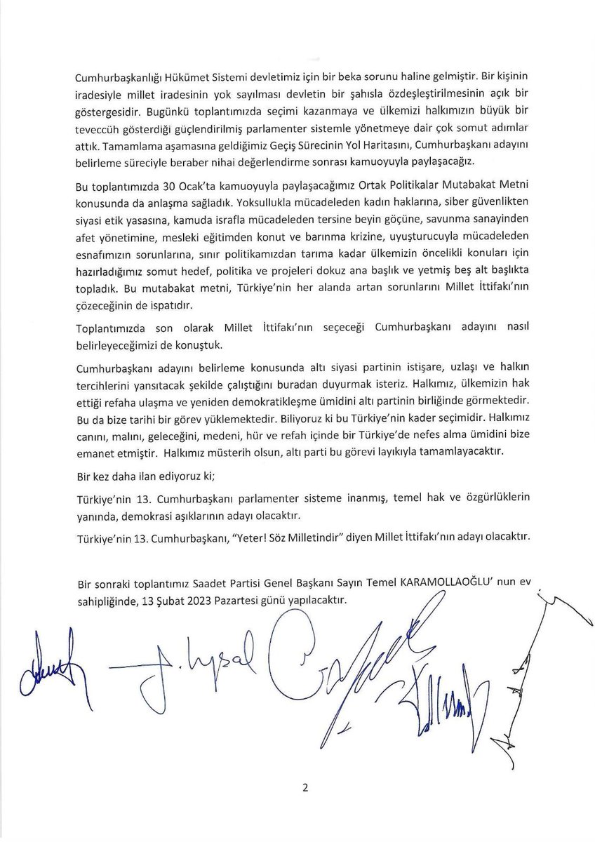 Gecenin en karanlık anı, şafak sökmeden az önceki andır.

Bu köhnemiş otokratik iktidarı gönderip, demokratik iktidarı birlikte inşa edeceğiz. Bugünkü ev sahibimiz Sn.Meral Akşener başta olmak üzere 'ben değil, biz' anlayışıyla hareket eden tüm genel başkanlara teşekkür ediyorum.