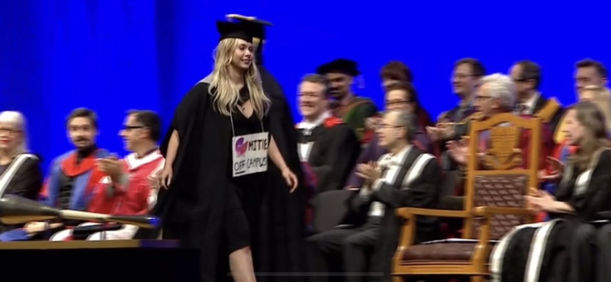 I wanted to send one final message to the University Executive Group &amp; the Vice Chancellor Prof Sasha Roseneil.

As I crossed the stage at my graduation, I wore a sign saying ‘MITIE OFF CAMPUS’. The <a href="/MitieMustFall/">Mitie Must Fall</a> fight will continue until MITIE IS OFF CAMPUS.
