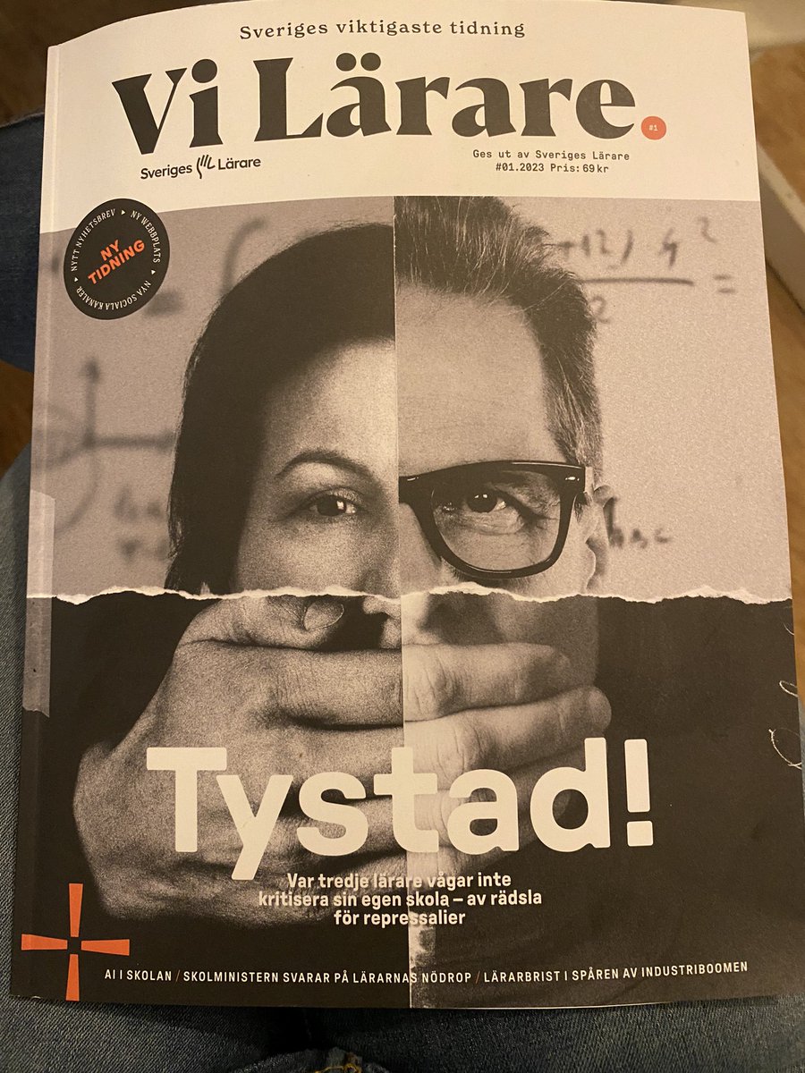 Idag kom tidningen i pappersformat <a href="/sverigeslarare/">Sveriges Lärare</a>