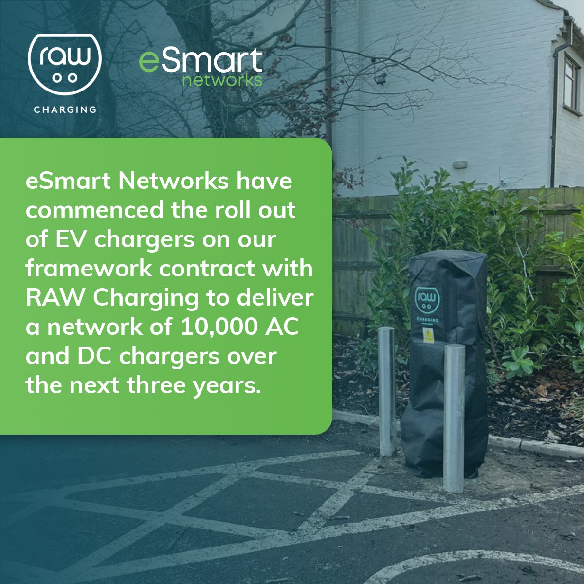 @eSmartNetworks1 have commenced the roll out of EV chargers on a framework contract with @RawCharging  to deliver EV charging infrastructure across Greene King pubs ⚡ 

(1/2)

#EVCharging #EnergyTransition #RAWCharging #EV