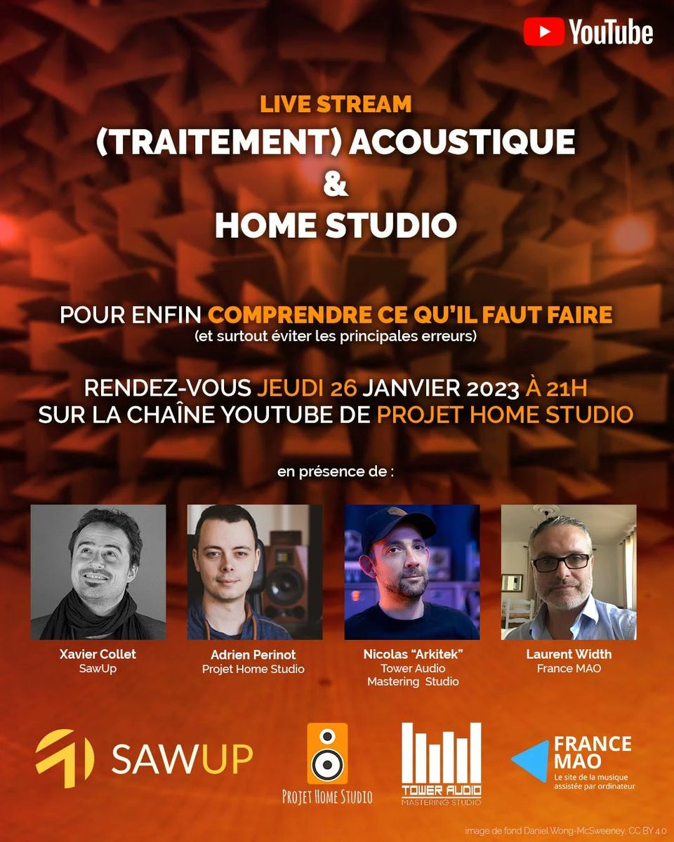 arkitek06's tweet image. À ce soir 21h sur la chaîne YouTube « projet home studio » pour parler de traitement acoustique dans le cadre d’un home studio ! Soyez là en direct si vous souhaitez poser vos questions ! 

#diffuseur #acoustic #acousticpanels #homestudio