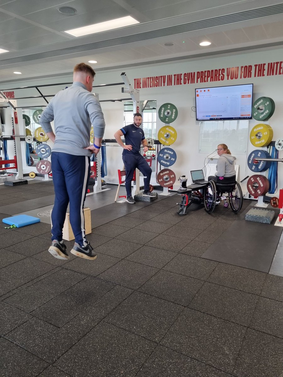 LouCollHESport's tweet photo. Great day out at St George's Park with our BSc Sports Therapy, Coaching and Science students with @gcperformancehq going through performance testing, nutrition workshops, and a hydrotherapy session. https://t.co/7cBGZFEnkG