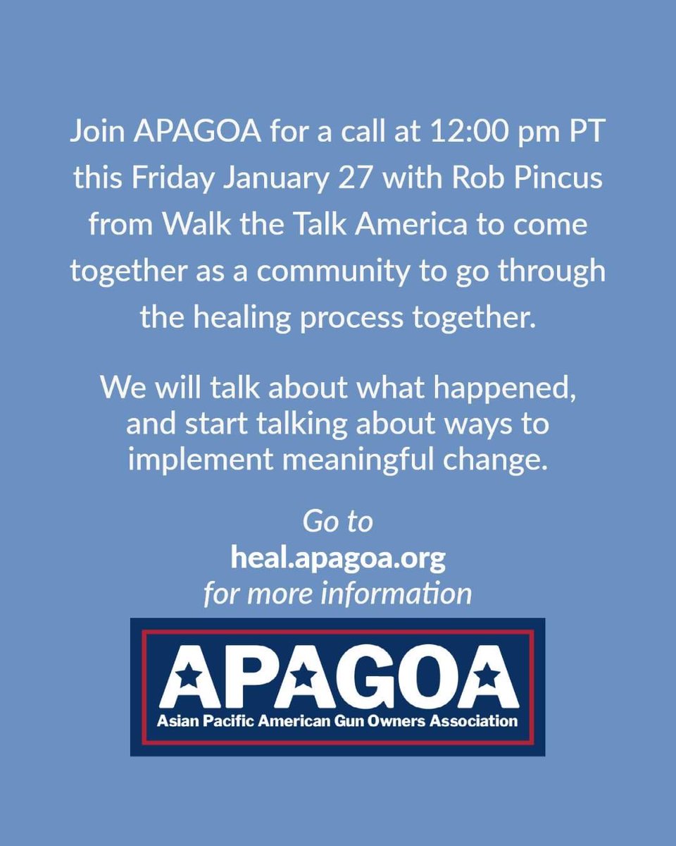 TopShotChris's tweet photo. Register at https://t.co/hyrTLlby9X to join APAGOA leadership and the #APA #AAPI community this Friday at 12pm PT to discuss the aftermath of these shootings and how we can heal as a community. @apagoa_org
#apagoa #asianamerican #asian #community https://t.co/wxwJJdVHZz