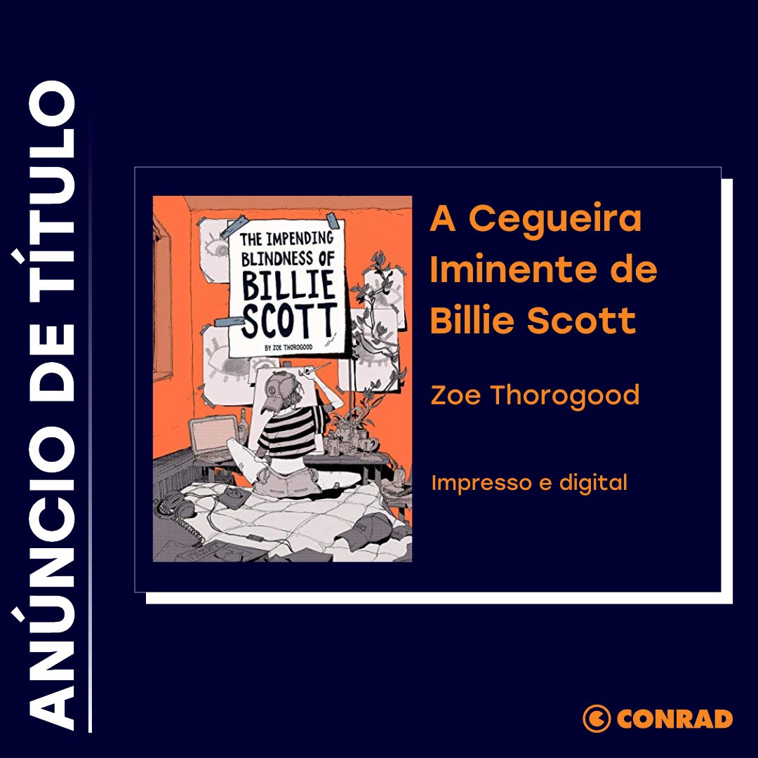ConradEditora's tweet photo. Olha a #NovidadeConrad na área!🎨
Um título internacional quentíssimo está chegando ao nosso catálogo. O quadrinho de Zoe Thorogood traz emoção, personagens cativantes e uma linda história. Fique de olho, mais informações em breve! https://t.co/oX5PyqnNwr