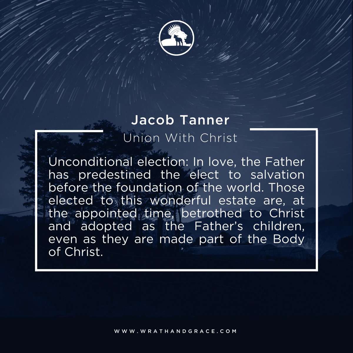 wrathandgrace's tweet photo. Union with Christ | Wrath and Grace Books

Book available at: https://t.co/AOF2jEN7uO

#UnionWithChrist #JacobTanner #WrathAndGraceBooks #DoctrinesOfGrace https://t.co/d4iyHZwp8M