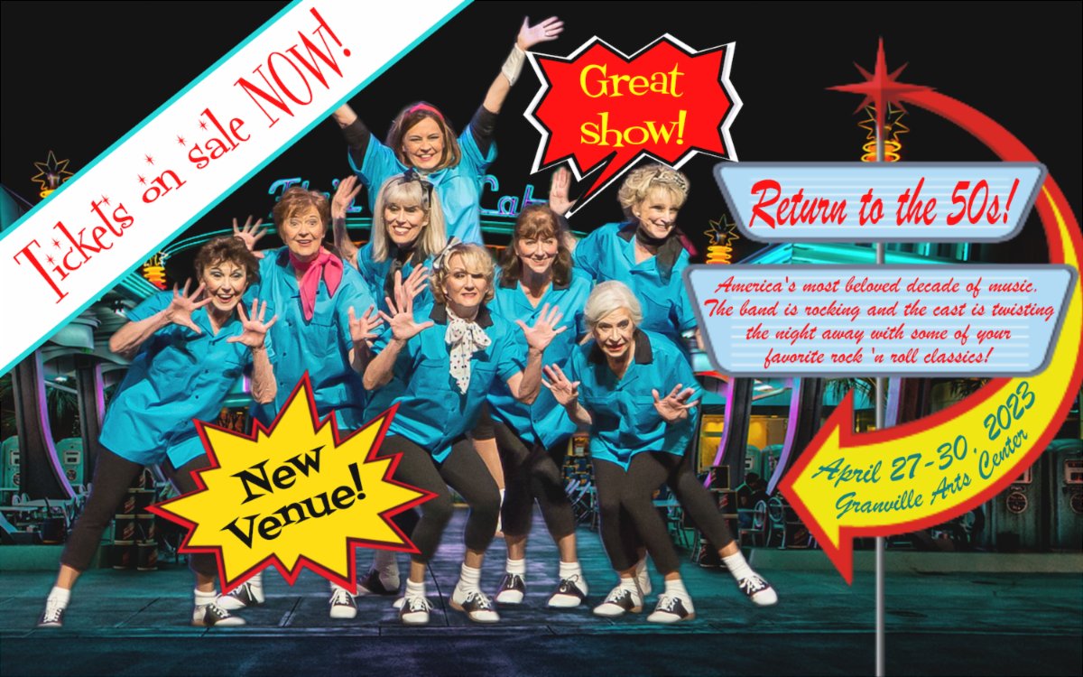 Spec_Follies's tweet image. Tickets for the Spectacular Follies "Return to the 50s!" are now on sale!
Our show opens April 27 and runs through April 30. It's gonna be great! 
You do NOT want to miss this one!
conta.cc/407qfIc