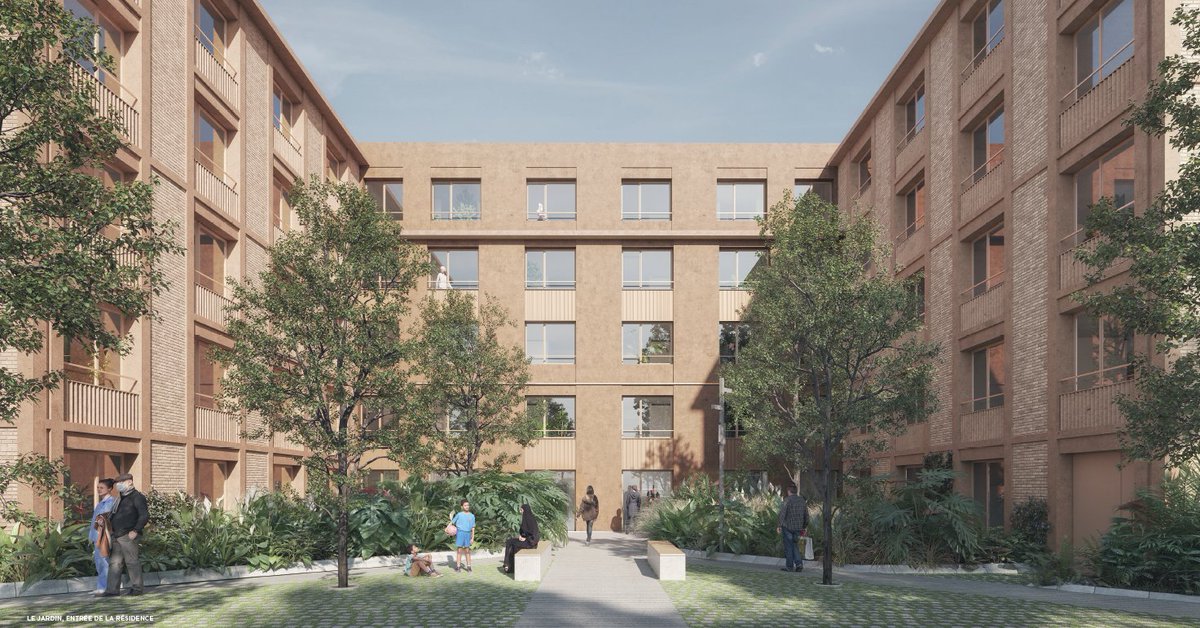 [CHANTIER]
🏗Nos équipes d'Île-De-France démarrent ce mois-ci les terrassements et fondations pour un projet de conception-réalisation d'une résidence sociale de 160 logements à Sainte Geneviève-des-bois (91) pour le compte d'Adoma.