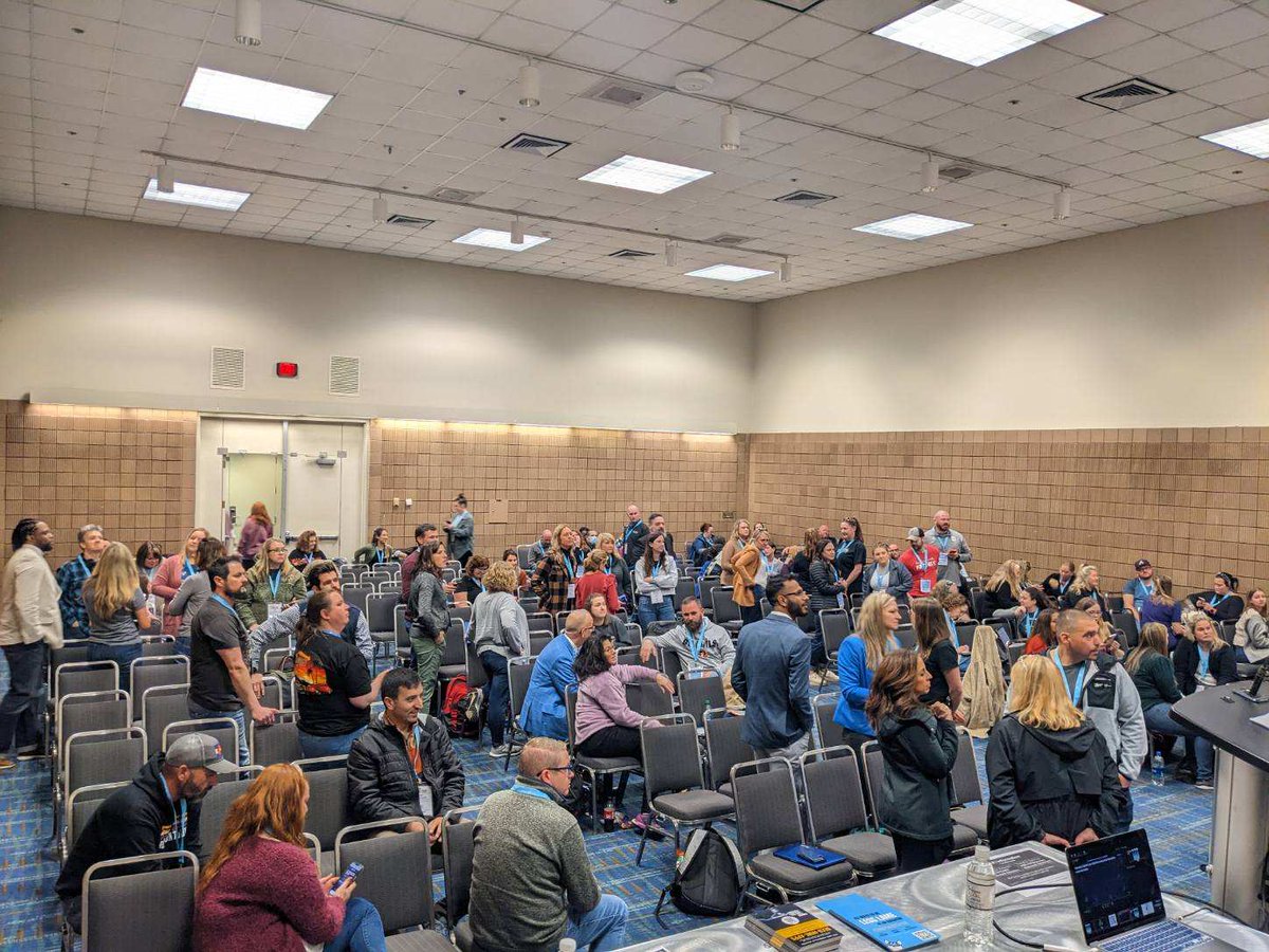 Wow, what an exciting time it has been at #FETC! The #lesslame crew presented to a packed room of educators about our secret sauce to being Less Lame. Thanks to all who attended and connected with us this week! <a href="/kbeck_edu/">Don Killingbeck 🦖</a> <a href="/JoshuaChase19/">Joshua Chase</a> <a href="/SniderC/">SniderC</a>